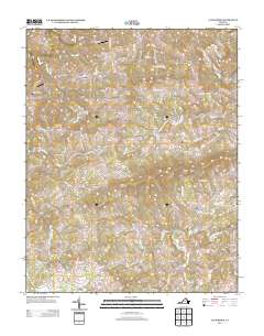2013 Map of Alum Ridge, 2013 Print