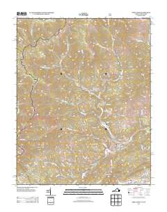 2013 Map of Appalachia, 2013 Print