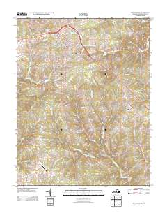 2013 Map of Appomattox, 2013 Print
