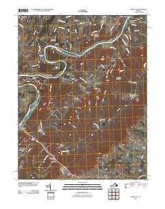 2010 Map of Ashby Gap, 2010 Print