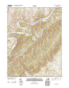 2013 Map of Ashby Gap, 2013 Print