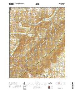 2019 Map of Ashby Gap, 2019 Print