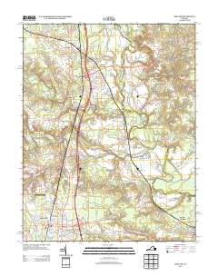 2013 Map of Ashland, 2013 Print