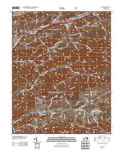 2011 Map of Atkins, 2011 Print