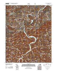 2011 Map of Austinville, 2011 Print