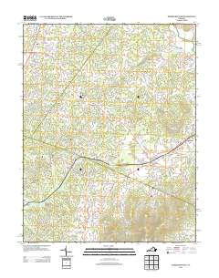 2013 Map of Barboursville, 2013 Print