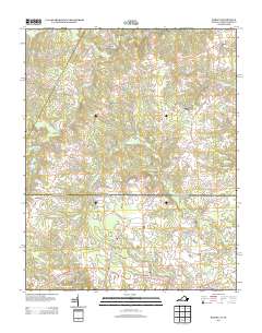 2013 Map of Barley, 2013 Print