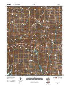 2010 Map of Baskerville, 2010 Print