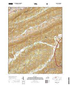 2019 Map of Bastian, 2019 Print