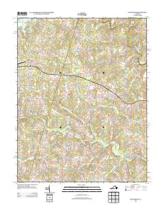 2013 Map of Beaverdam, 2013 Print