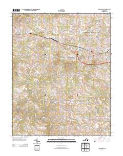 2013 Map of Bedford, 2013 Print