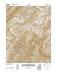 2013 Map of Bentonville, 2013 Print