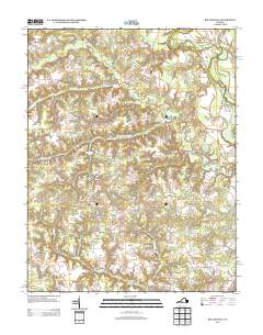 2013 Map of Beulahville, 2013 Print