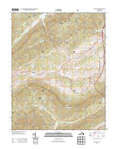 2013 Map of Big Bend, 2013 Print