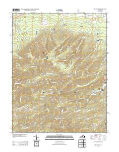 2013 Map of Big Levels, 2013 Print