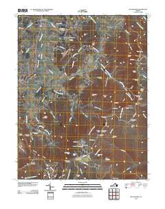 2010 Map of Big Meadows, 2010 Print