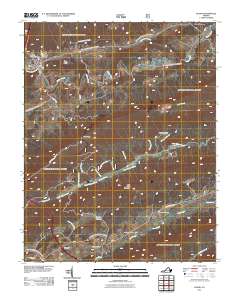 2011 Map of Bland, 2011 Print