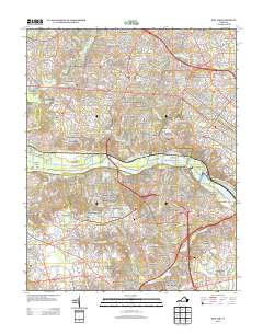 2013 Map of Bon Air, 2013 Print