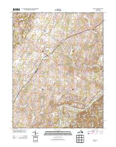 2013 Map of Boyce, 2013 Print