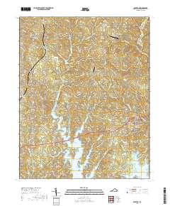 2019 Map of Boydton, 2019 Print