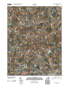 2010 Map of Brandy Station, 2010 Print