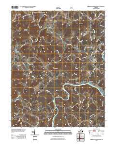 2011 Map of Brierpatch Mountain, 2011 Print