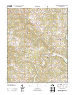 2013 Map of Brierpatch Mountain, 2013 Print