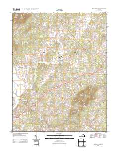2013 Map of Brightwood, 2013 Print