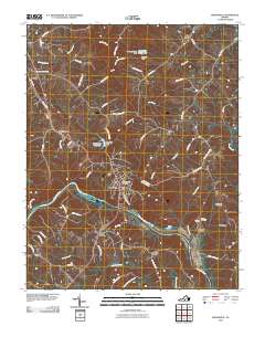 2010 Map of Brookneal, 2010 Print