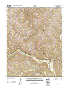 2013 Map of Brookneal, 2013 Print