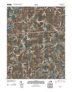 2010 Map of Capron, 2010 Print