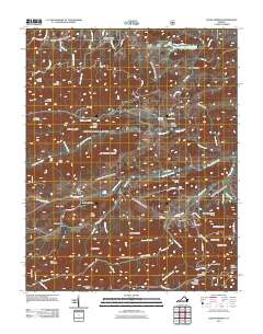 2011 Map of Cedar Springs, 2011 Print