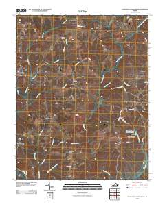 2010 Map of Charlotte Court House, 2010 Print