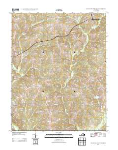 2013 Map of Charlotte Court House, 2013 Print