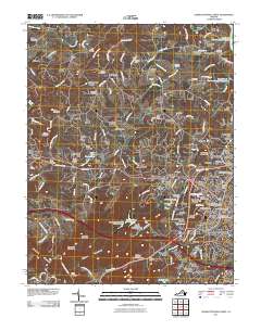 2011 Map of Charlottesville West, 2011 Print