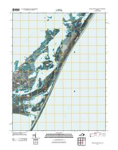 2011 Map of Chincoteague East, 2011 Print