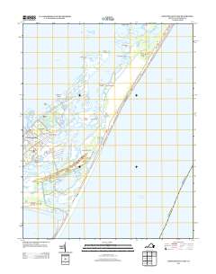 2013 Map of Chincoteague East, 2013 Print