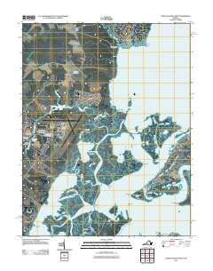 2011 Map of Chincoteague West, 2011 Print