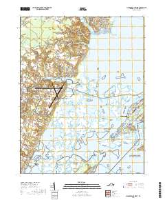 2019 Map of Chincoteague West, 2019 Print