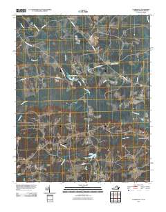 2010 Map of Claresville, 2010 Print