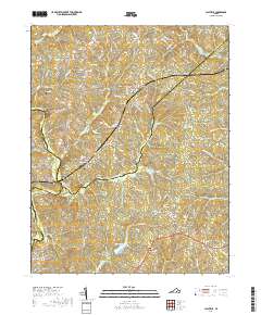 2019 Map of Clayville, 2019 Print