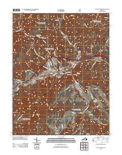 2011 Map of Clifton Forge, 2011 Print