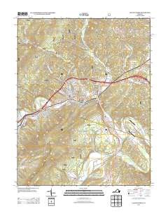 2013 Map of Clifton Forge, 2013 Print