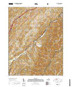 2019 Map of Cornwall, 2019 Print