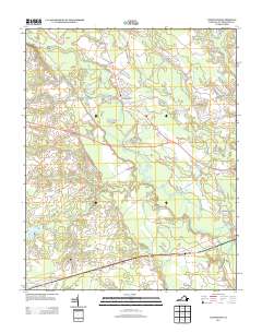 2013 Map of Courtland, 2013 Print