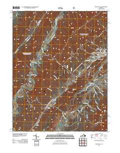 2011 Map of Craigsville, 2011 Print