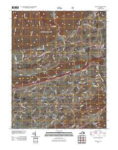 2011 Map of Crockett, 2011 Print