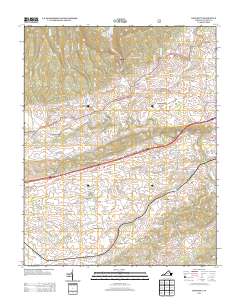 2013 Map of Crockett, 2013 Print