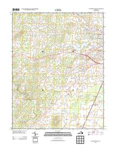 2013 Map of Culpeper West, 2013 Print