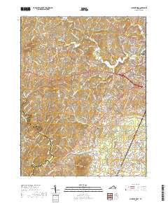 2019 Map of Culpeper West, 2019 Print